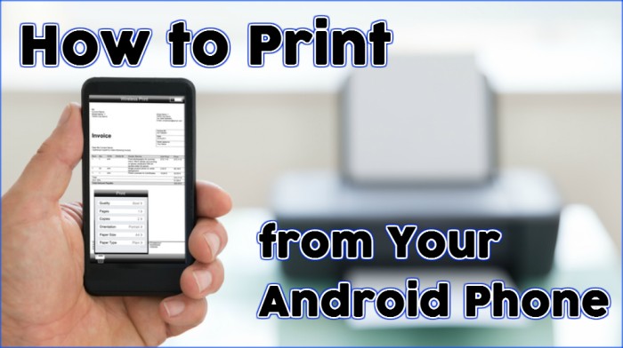 How to Print From a Mobile Device